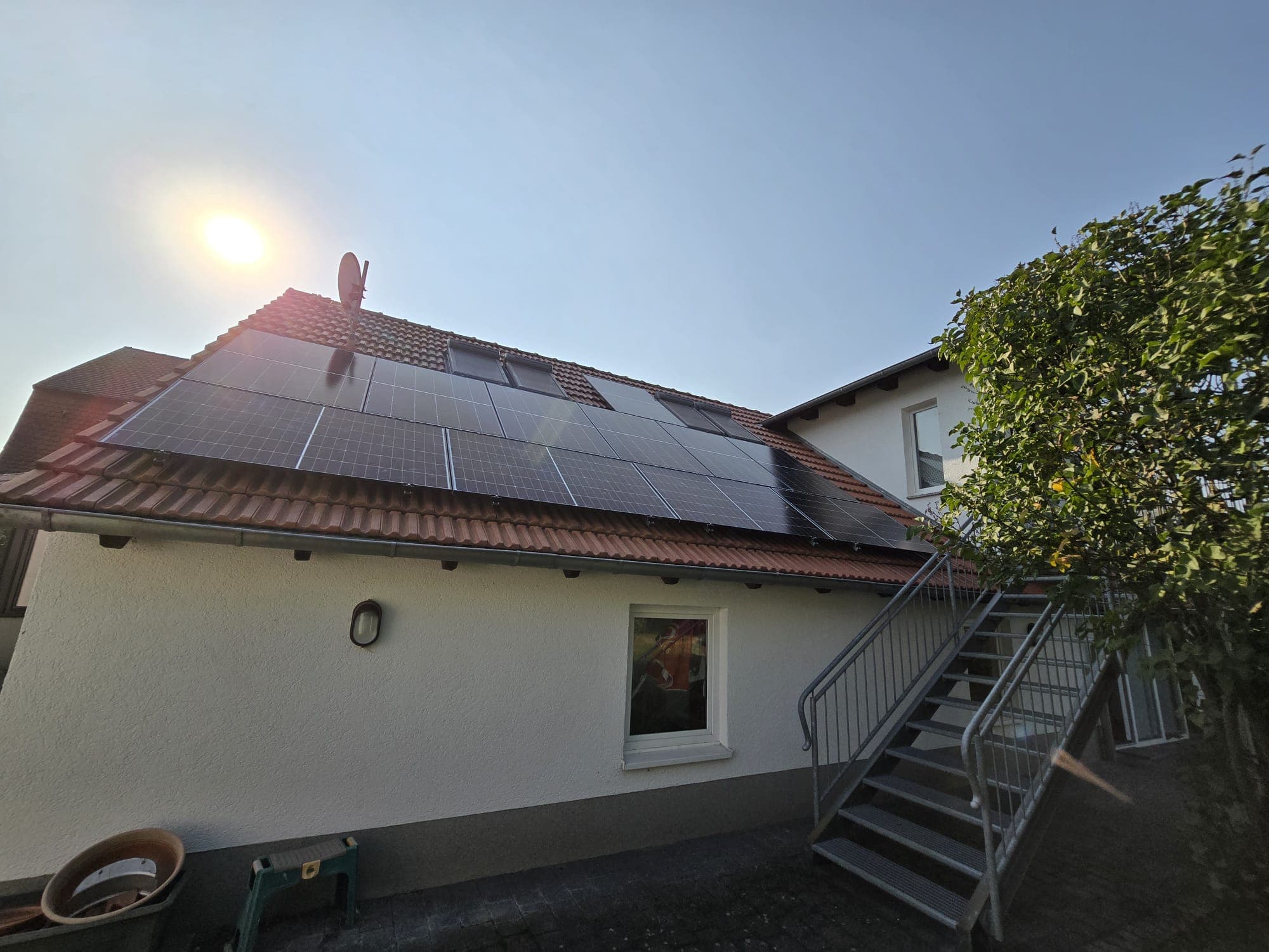 Fertige Anlage, Einfamilienhaus